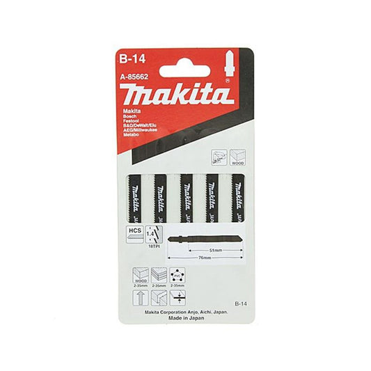 Jigsaw blades Makita, B14, 5 pcs.