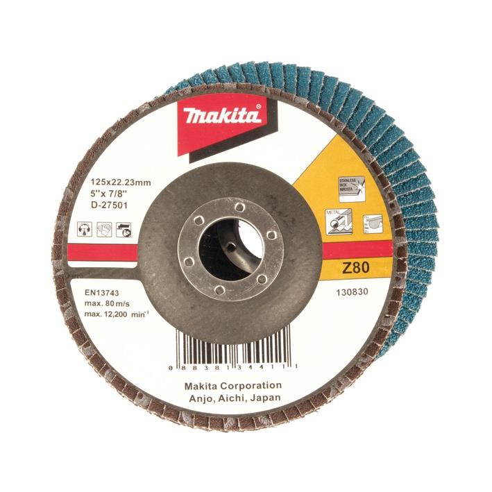Flap disc Makita D-27501, 125x22.23mm 80