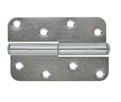 Lankstas durims Kurzemes, 11 cm, sidabro
