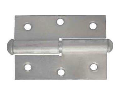 Lankstas durims Kurzemes, 7 cm, sidabro