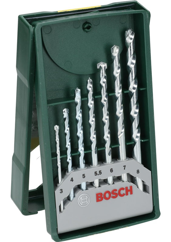 Mūro grąžtų komplektas Bosch, 3-8 mm, 7 vnt