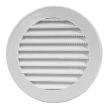 Plast. ventiliacijos grotelės EUROPLAST VR100, D100, baltos