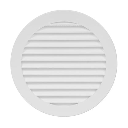 Plastic ventilation grille EUROPLAST VR125, D125, white