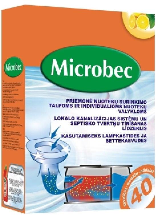 Priemonė nuotekų duobėms Bros Microbec, 1 kg