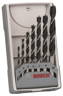 Bosch wood drill bit set, 3-10 mm, 7 pcs