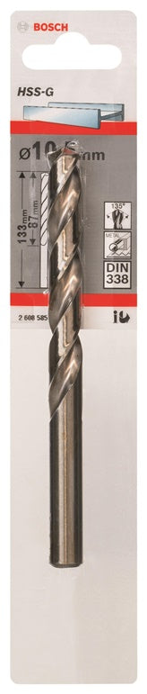 Metalo grąžtas Bosch, 10,5x133 mm
