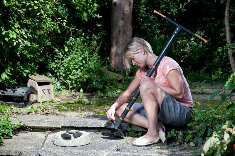 Mechaninis žemės grąžtas Fiskars 134710, 1100 mm, 100 mm