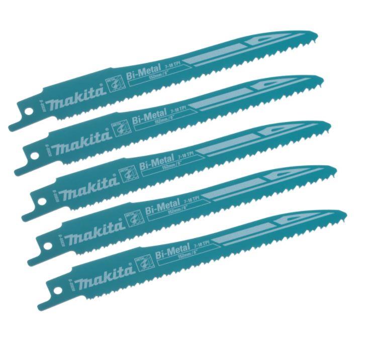 Tiesinio pjovimo pjūkleliai Makita, B-05038, 5 vnt.
