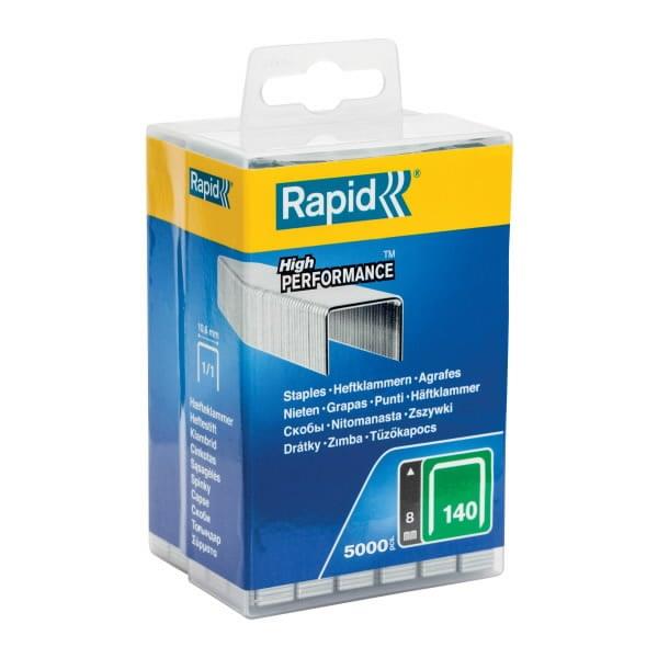 Скобы Rapid, тип 140; 10,6 x 8 мм; 5000 шт.
