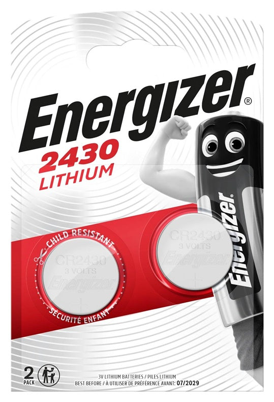 Elementai ENERGIZER CR2430, 3V, 2vnt.