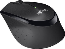 Belaidė kompiuterio pelė LOGITECH M330 SILENT, juoda