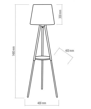 Toršeras TK LIGHTING VAIO 698, 60 W, E27