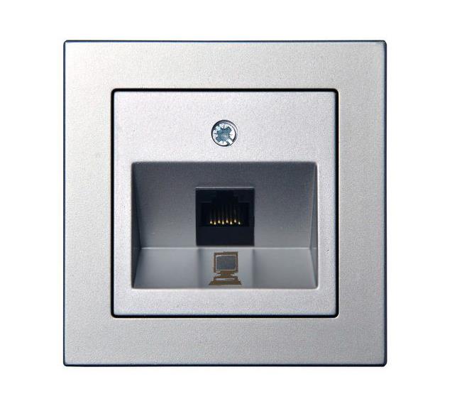 LIREGUS EPSILON computer socket, metallic color