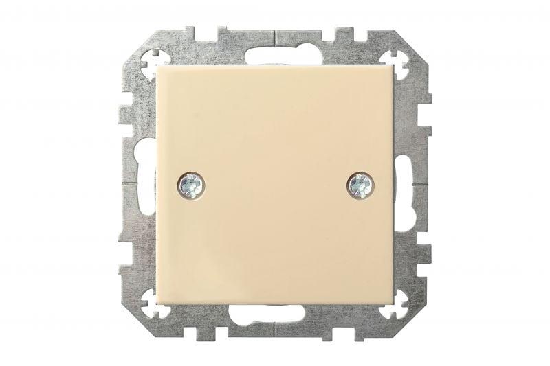Recessed cover blanking plate LIREGUS EPSILON, sand colored