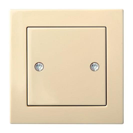 Recessed cover blanking plate LIREGUS EPSILON, sand colored