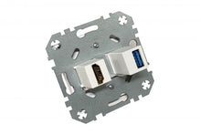 Lizdas HDMI+USB LIREGUS EPSILON, baltos spalvos