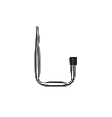 Hook HPU 80, J-shaped, 120 x 80 x 55 mm