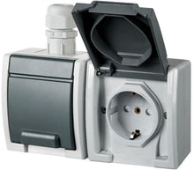 Double socket ELEKTRO-PLAST AQUANT, IP65