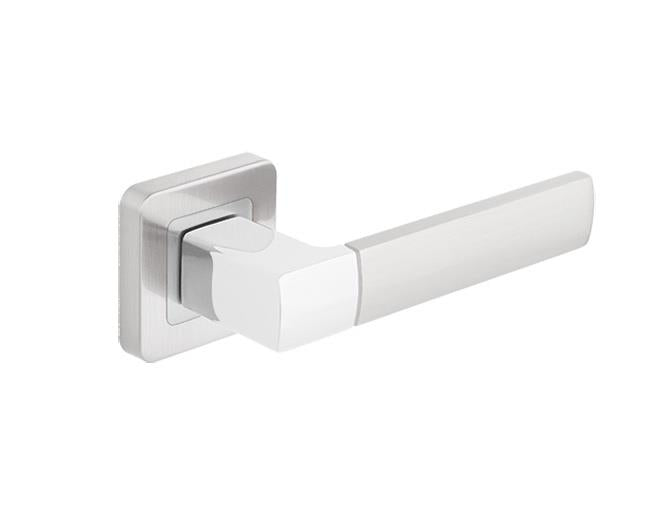 Door Handle Metal-Bud Brea/Trend, matte nickel
