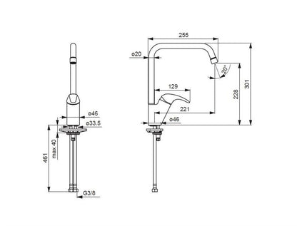 Bateria kuchenna Oras Polara 1438F