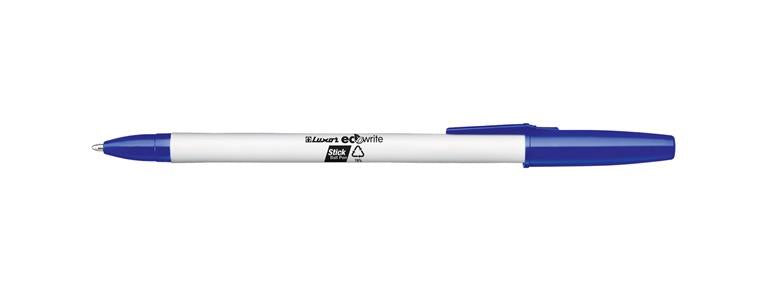 Eco-friendly ballpoint pen Luxor, blue
