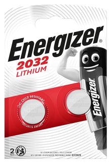 Elementai ENERGIZER CR2032, 3V, 2 vnt.