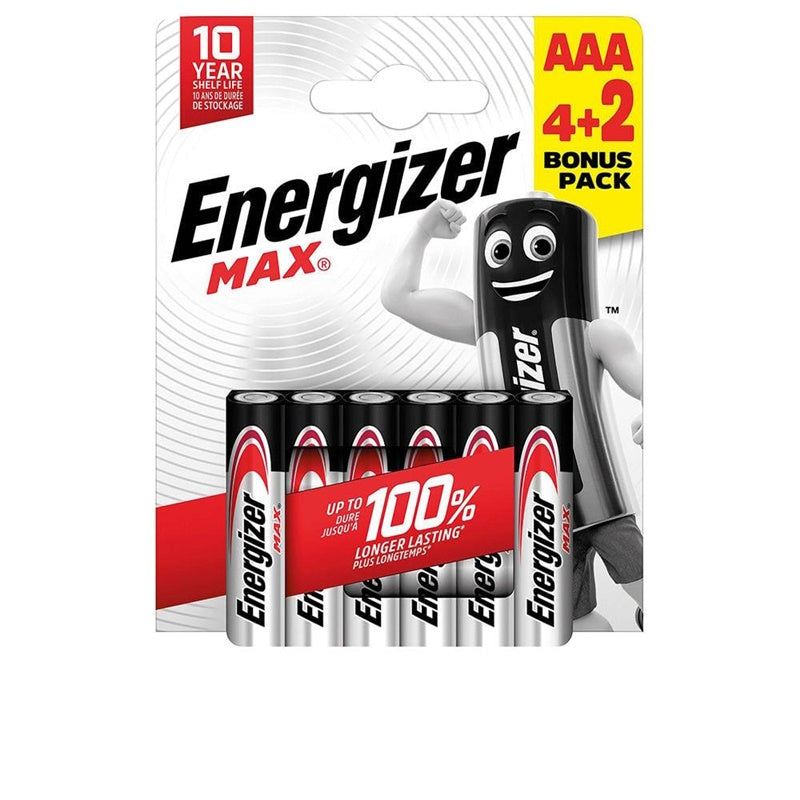 Elementy ENERGIZER AAA/LR03, 1,5V, 6 szt.