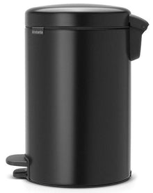 Šiukšliadėžė Brabantia NewIcon, juoda, 5l, 29.1x20.5cm