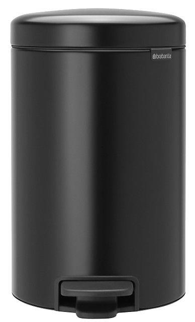 Šiukšliadėžė Brabantia NewIcon, juoda, 12l, 41.1x25.1cm