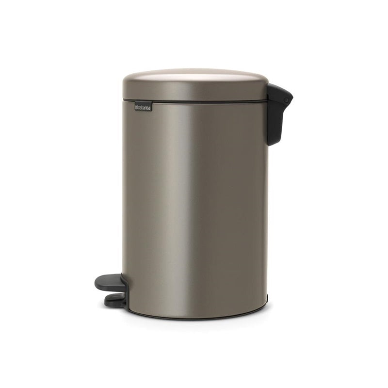 Kosz na śmieci Brabantia NewIcon, szary, 12l, 41,1x25,1cm