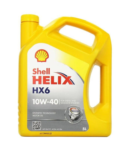 Automobilio variklio tepalas Shell Helix HX6, 10W-40, 5 l