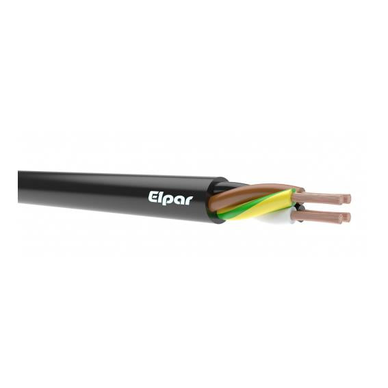 Guminis kabelis Elpar H05RR-F, 4 x 1,5 mm²
