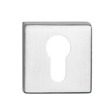 Door escutcheon for cylinder Metal-Bud Topaz, stainless steel