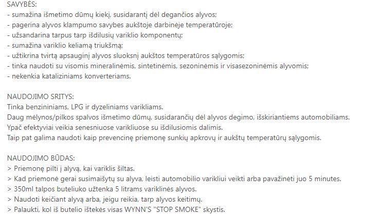 Dodatek do oleju samochodowego Wynn's, 325 ml