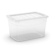 Storage box KIS, 30 l, clear, 47×30×27.5 cm