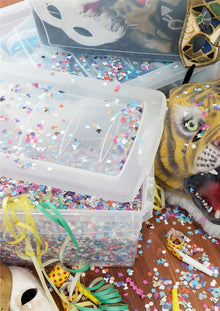 Storage box KIS, 30 l, clear, 47×30×27.5 cm