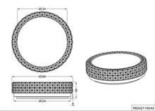 Šviestuvas plafonas Reality, LED, 12W, 3000K, 1160lm, Ø28