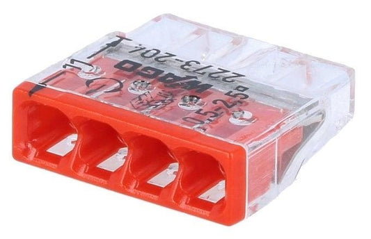 Wago 2273-204/25 connector, 0.5-2.5 mm², 450 V, 25 pcs.