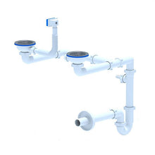 Syfon do zlewu dwukomorowego Aniplast LD0515