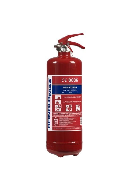 Powder extinguisher Reinoldmax, 2 kg LV/EE
