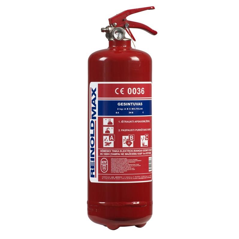 Gaśnica proszkowa Reinoldmax, 2 kg PL