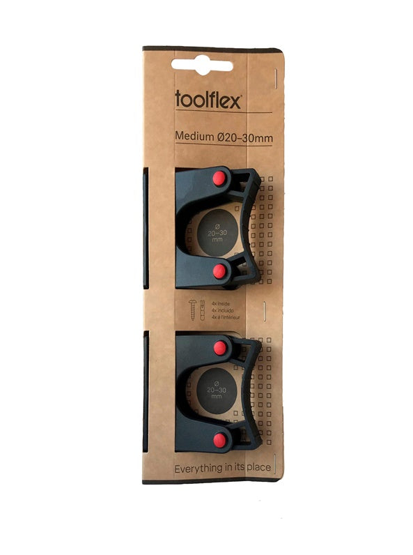 Uchwyty na narzędzia Toolflex, 20 x 30 mm, 2 szt.