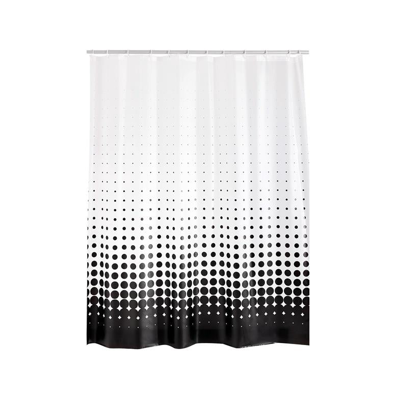 Shower curtain RIDDER BLACKY 31840, 200×180 cm
