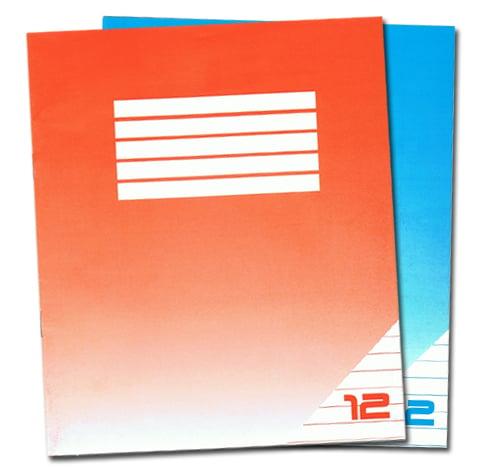 Zeszyt A5, 12 kartek, w linię, z marginesami