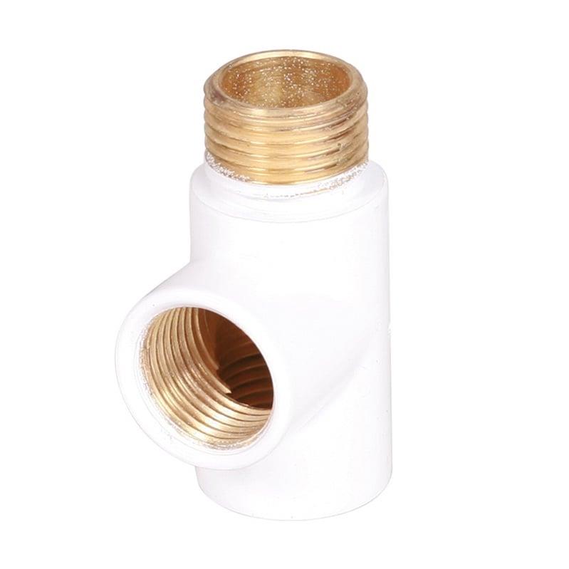 Trójnik Terma 1/2" , wewnątrz-1/2", zewnątrz-1/2", biały