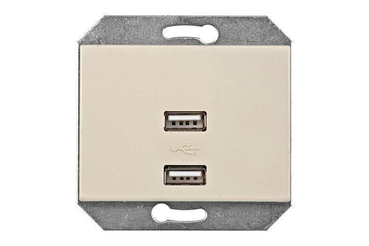 USB charger VILMA XP500, ivory