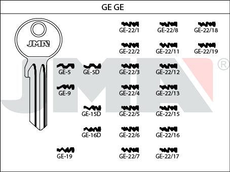PÓŁFABRYKAT KLUCZ GE-5D (5)