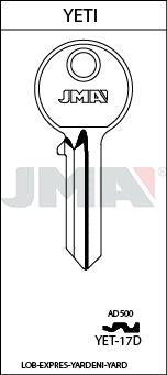 YET-17D key blank