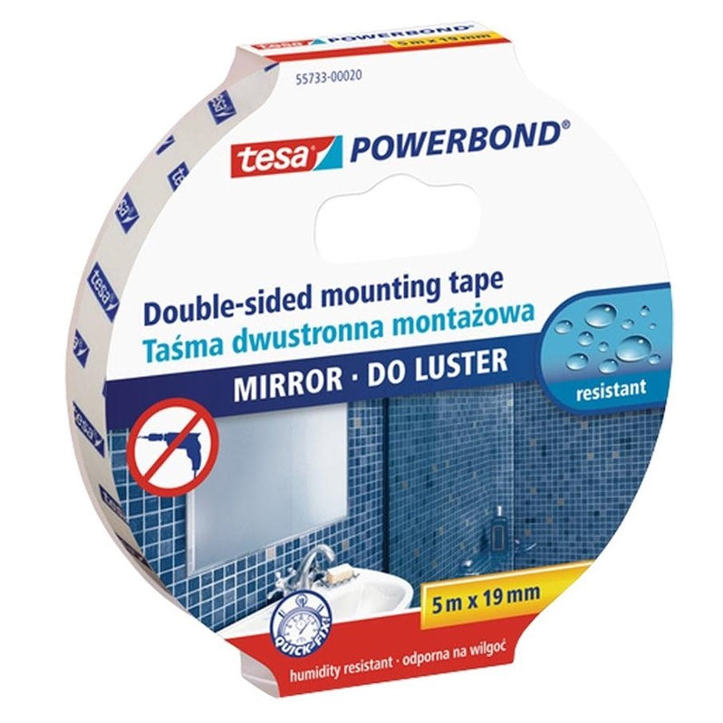 TAŚMA DWUSTRONNA DO MOCOWANIA LUSTER;5 m X 19 mm