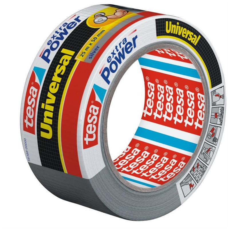 Tesa extraPower Cloth Tape, 25 m, 50 mm